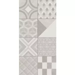 Декор Kerama Marazzi Онда матовый обрезной серый 30х60 см