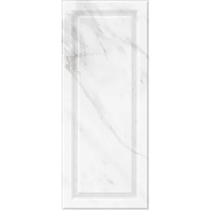 Плитка настенная Gracia Ceramica Noir white белый 01 25х60 см