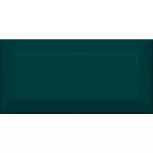 Плитка настенная Kerama Marazzi Клемансо зеленый темный грань 16059 7,4х15 см