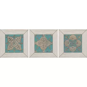 Вставка Kerama Marazzi Меранти белый мозаичный ID57 13х13 см