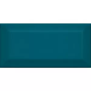 Плитка настенная Kerama Marazzi Клемансо бирюзовый грань 16057 7,4х15 см